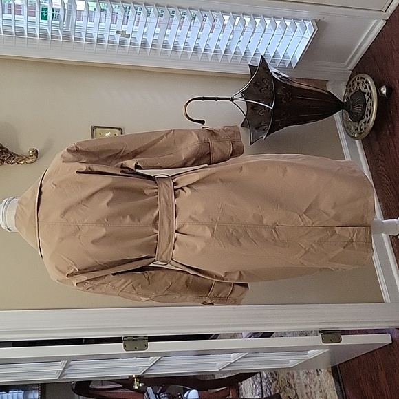 Risissida double breasted trench coat water resistant loose oversize Medium New… - Picture 5 of 12